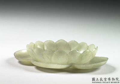 图片[2]-Jade washer in the shape of a lotus blossom, Qing dynasty(1644-1911)-China Archive